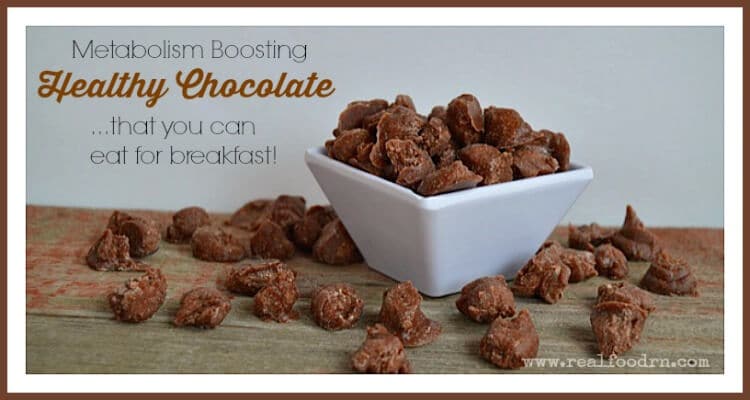 Metabolism Boosting Healthy Chocolate Chunks | Real Food RN