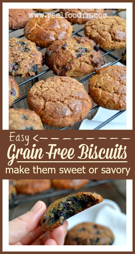 Easy Grain Free Biscuits (make them sweet or savory) | Real Food RN