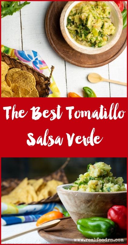 The Best Tomatillo Salsa Verde Recipe | Real Food RN